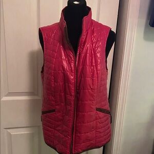 Talbots Quilted  Vest medium   A